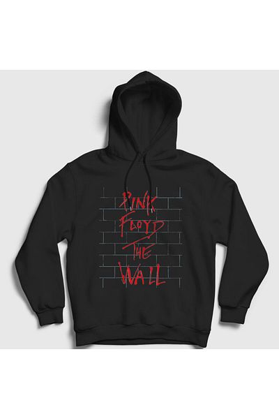 Presmono Унисекс суитшърт с качулка The Wall Pink Floyd - 76933tt