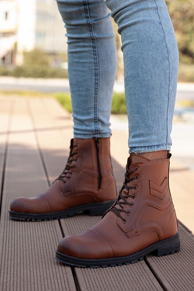 Daxtors D460 Cold-Proof Winter Zippered Unisex Boots Rubber Sole Rugged Guaranteed Product