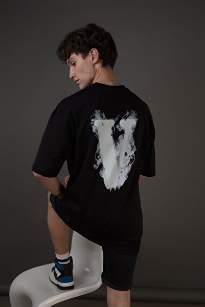 Trendiz Černé unisexové tričko Vlone