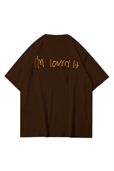 Trendiz Tricou unisex I'm Loving It Mc Brown