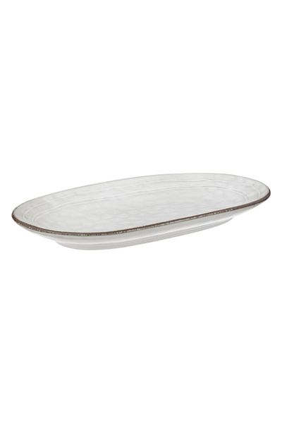 Secret de Gourmet Elegant Design Flower Serving Plate Blue 30 x 18cm