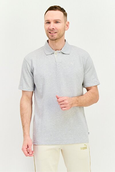 Puma x Select Men Sportwear Fit Short Sleeves Outdoor Polo Shirt, Grey