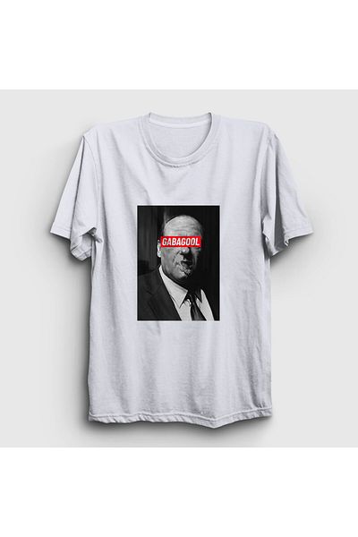 Presmono Λευκό μπλουζάκι Unisex Tony Soprano - Gabagool 469368 ττ