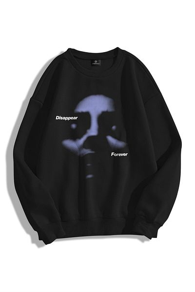 Trendiz Unisex Disappear Forever Crew φούτερ με κουκούλα