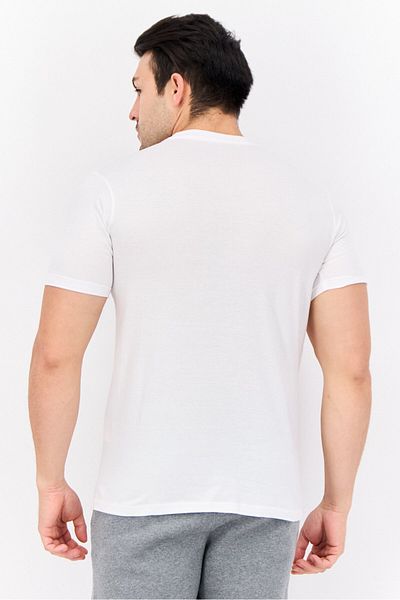 Lotto Men Sportswear Fit Short Sleeves Running T-shirt, White
