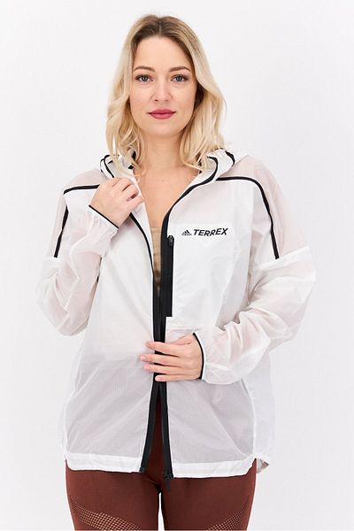 adidas Women Sportswear Fit Long Sleeves Training Jacket, White