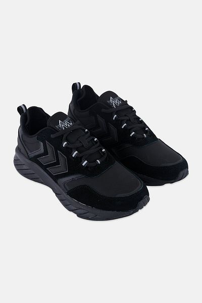 hummel Men Marathona Reach Lx Tonal Lace Up Running Shoes, Black
