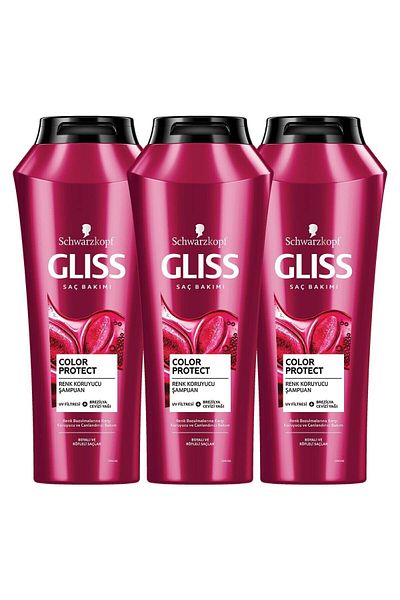 Gliss Color Perfect Shampoo 500 ml 3 Pieces (Matte Pink)