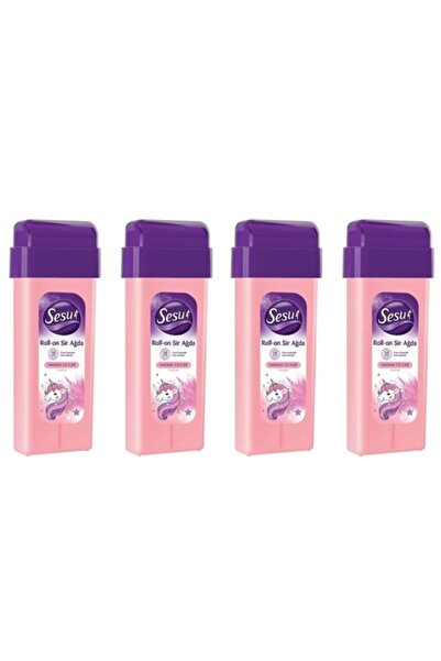 Sesu Roll-on Sir Ağda 100 ml Hassas Cilt Pembe Sea 4 Adet