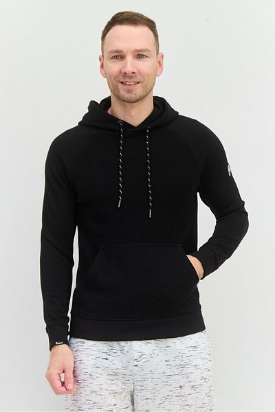 Penfield Men Hooded Brand Logo Long Sleeves Sweatshirt, Black