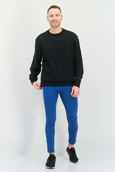 adidas Men Sportswear Fit Long Sleeve Outdoor Sweatshirt, Black