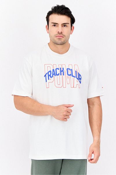Puma x Select Men Sportswear Fit Short Sleeves Outdoor T-Shirt, White