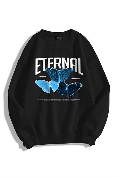 Trendiz Unisex φούτερ με κουκούλα Eternal Crew Neck