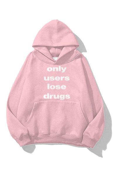 Trendiz Unisex Φούτερ Hoodie Pink μόνο για χρήστες