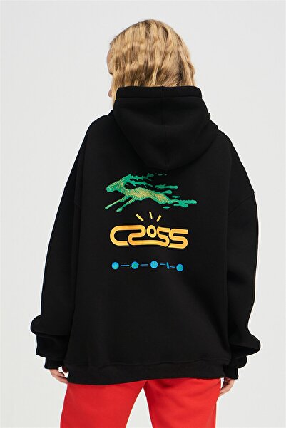 Trendiz Unisex Γκρι Στολές με κουκούλα Kedye, Μαύρο Πράσινο Χρώμα Επιλογές