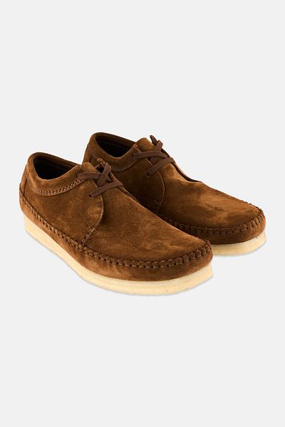 CLARKS Men Weaver Lace Up Casual Shoes, Brown