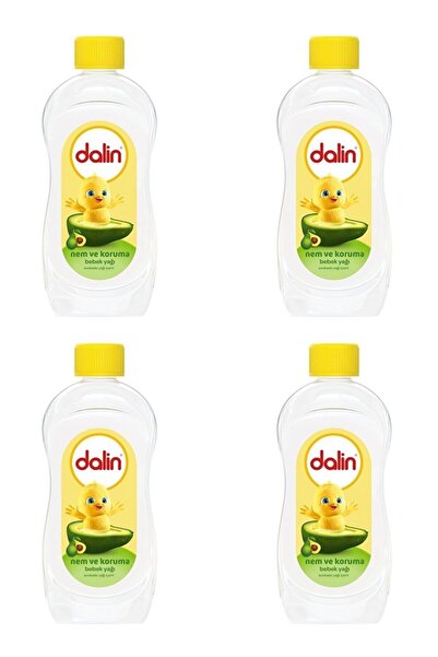 Dalin Baby Oil 300 ml Moisture and Protection 4 Pieces