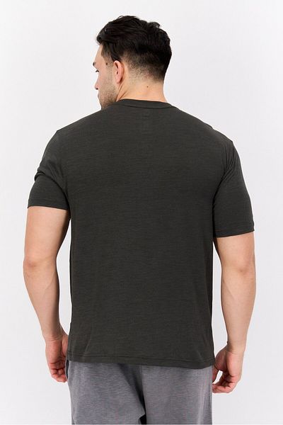 Legend Men 2 Pcs Sportswear Fit Short Sleeves Training T-shirts, Black