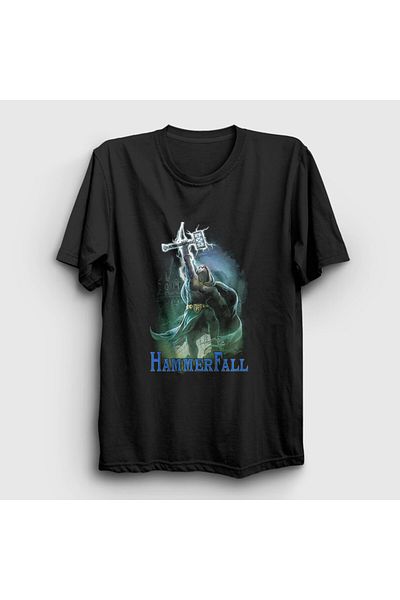 Presmono Μαύρο μπλουζάκι Unisex High Hammerfall - 464973 ττ