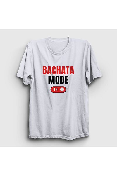 Presmono Λευκό μπλουζάκι χορού Unisex Mode Bachata - 463303 ττ