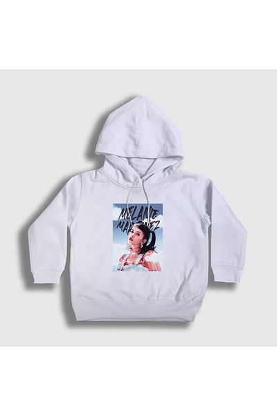 Presmono Hanorac alb cu glugă Melanie Martinez - Design de poster pentru copii unisex 472678 tt
