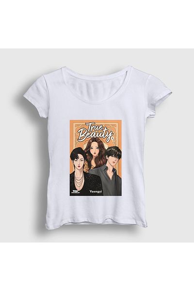 Presmono Λευκό T-Shirt True Beauty - Lim Ju Kyung 475883 ττ