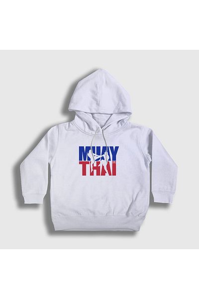 Presmono Λευκό Mma Ufc Muay Thai Unisex Παιδικό φούτερ με κουκούλα - 454897 ττ