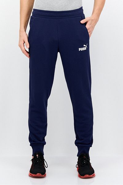 Puma Men Sportswear Fit Brand Logo Outdoor Sweatpants, Navy
