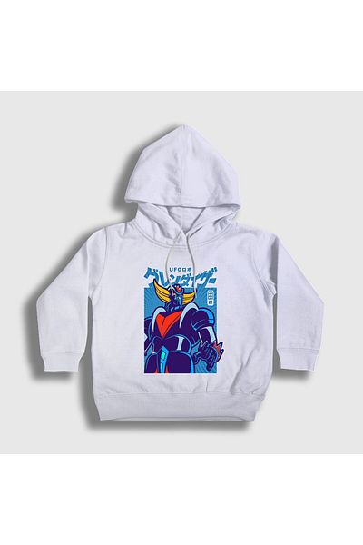 Presmono Hanorac alb Poster V2 unisex pentru copii - Hanorac Ufo Robot Grendizer Goldorak 471938 tt