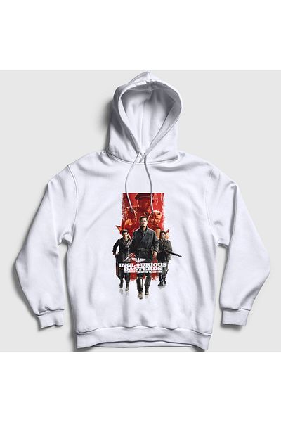 Presmono Φούτερ με κουκούλα Unisex Inglourious Basterds - Λευκό 461050 ττ