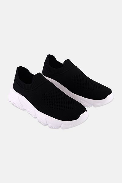 RBX Women Slip On Training Shoes, Black
