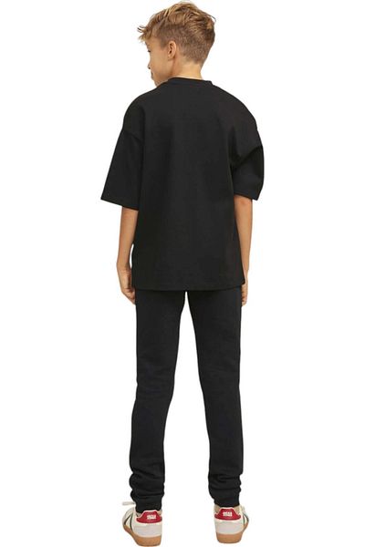 Jack & Jones Pantaloni JACK &JONES Gordon Vesterbro Cuffed JNR - 12269664-Negru