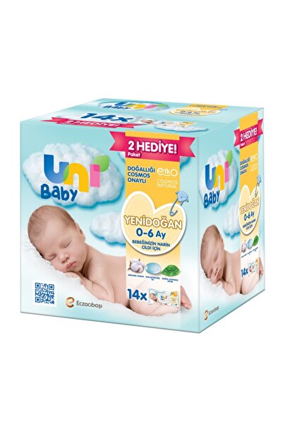 Uni Baby Yenidoğan Islak Mendil 14 X 40