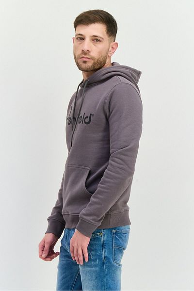 Penfield Men Hoodie Brand Logo Long Sleeves Sweatshirt, Grey