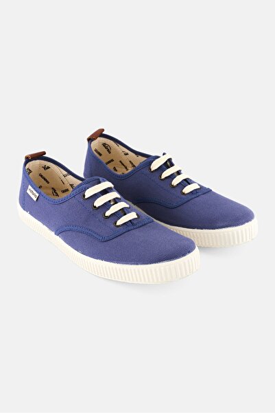 Victoria حذاء كاجوال برباط للنساء، أزرق داكن