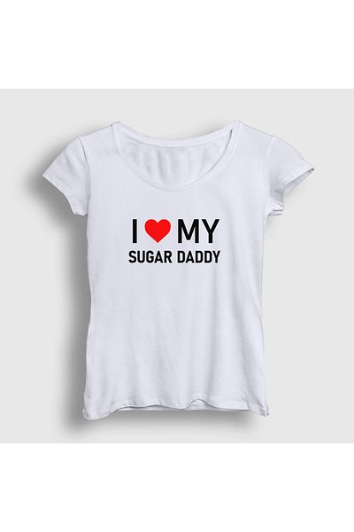 Presmono Tricou alb Sugar Daddy - Femei 427801 tt