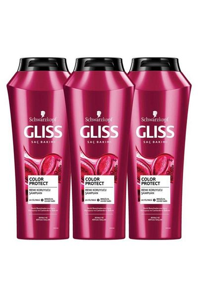 Gliss Color Perfect Shampoo 500 ml 3 Pieces (Matte Pink)