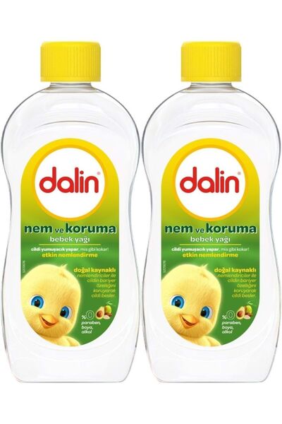Dalin Baby Oil 300 ml Moisture and Protection 2 Pieces