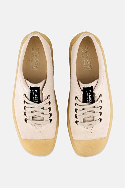 CLARKS Women Standard Tor Hoop Lace Up Casual Shoes, Off White