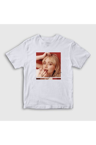 Presmono Tricou alb unisex pentru copii Sabrina Carpenter 471719 tt