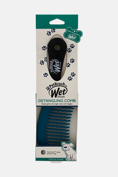 Wet Brush Detangling Comb Pet Brush, Teal