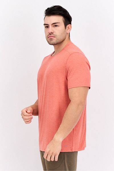 motion Men Sportswear Fit Short Sleeves Outdoor T-shirt, Miner Red