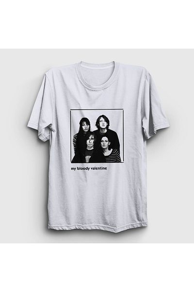 Presmono Λευκό μπλουζάκι My Bloody Valentine Unisex - 463431 ττ