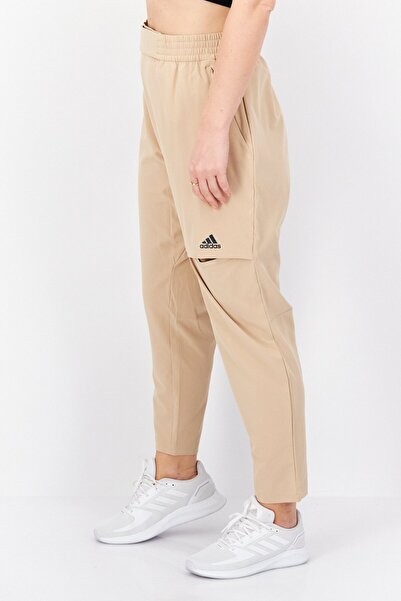 adidas Women Sportswear Fit Outdoor Jogger Pants, Beige