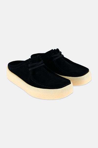 CLARKS Men Standard Fit Wallabee Cup Lo Casual Shoes, Black