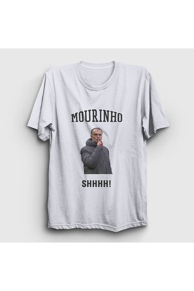 Presmono Λευκό μπλουζάκι Unisex Jose Mourinho - SHHHH 429630 ττ