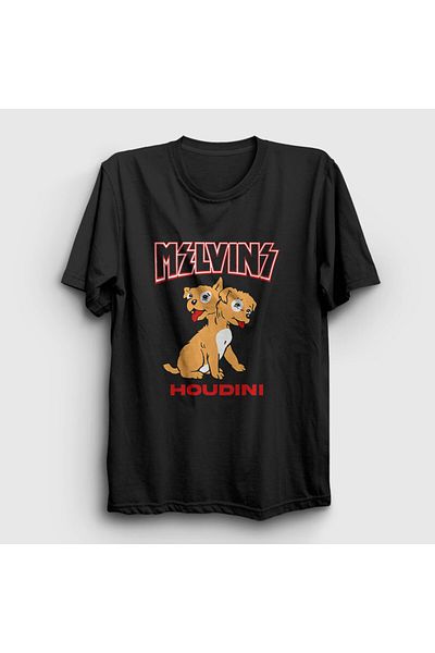 Presmono Унисекс тениска Houdini Melvins, черна - 447508tt