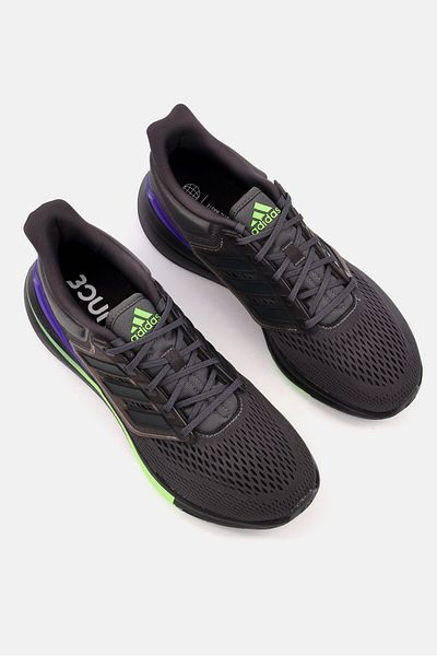 adidas Men Eq21 Lace Up Running Shoes, Dark Grey