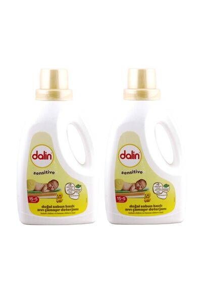 Dalin Sıvı Çamaşır Deterjanı 1500ml Doğal Sabunlu 2 Adet