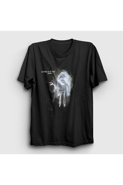 Presmono Unisex Shamrain Goodbye Μαύρο T-Shirt - 442123 ττ